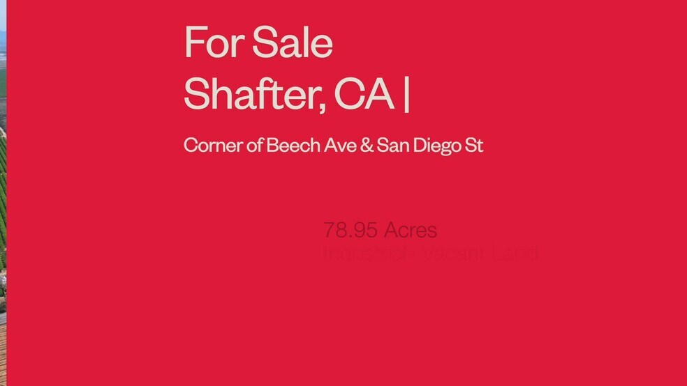 Primary Photo Of 0 Beech Ave Ave, Shafter Land For Sale