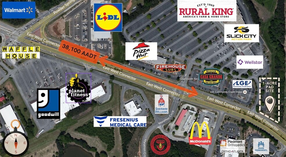 Primary Photo Of 2840 East-West Connector, Austell Land For Lease