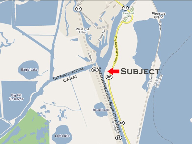 More Photos Of Highway 82 & Sabine Ship Channel, Port Arthur Land For Sale