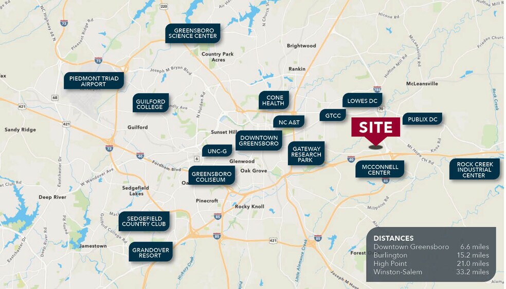 More Photos Of 3725 McConnell Rd, Greensboro Land For Sale