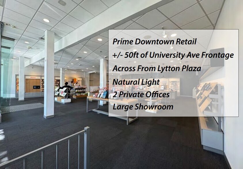 More Photos Of 219 University Ave, Palo Alto Storefront For Lease