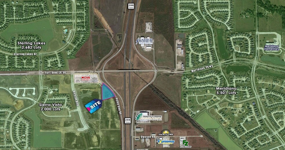 More Photos Of Highway 288 & CR 56, Rosharon Land For Sale