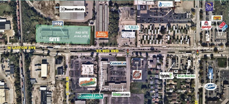 Primary Photo Of 1010 W Layton Ave, Milwaukee Land For Lease