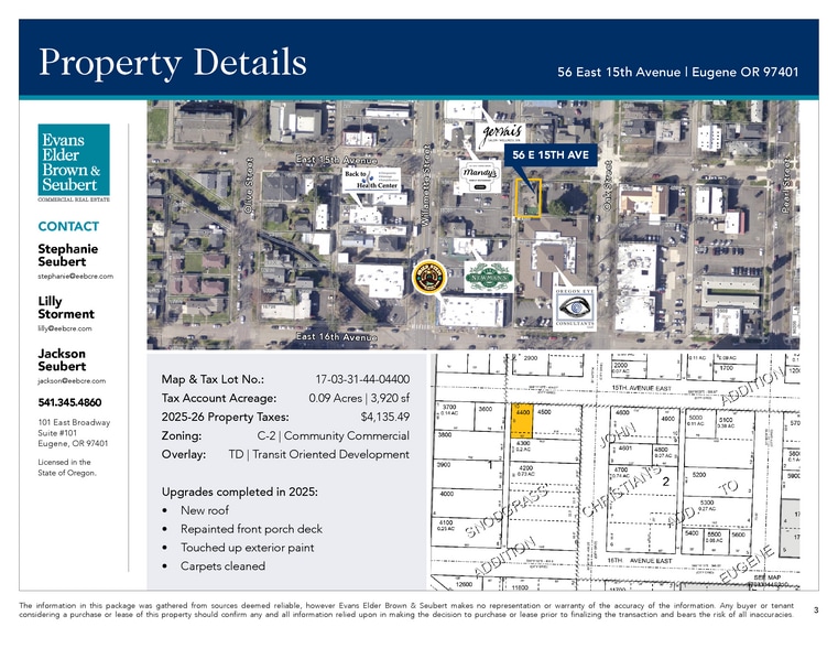 More Photos Of 56 E 15th Ave, Eugene Office For Sale