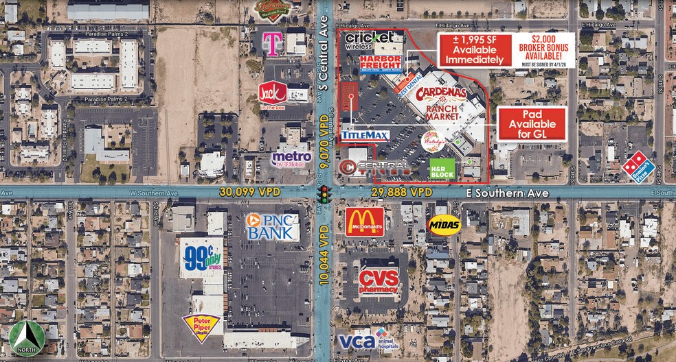 Primary Photo Of 5833 S Central Ave, Phoenix General Retail For Lease