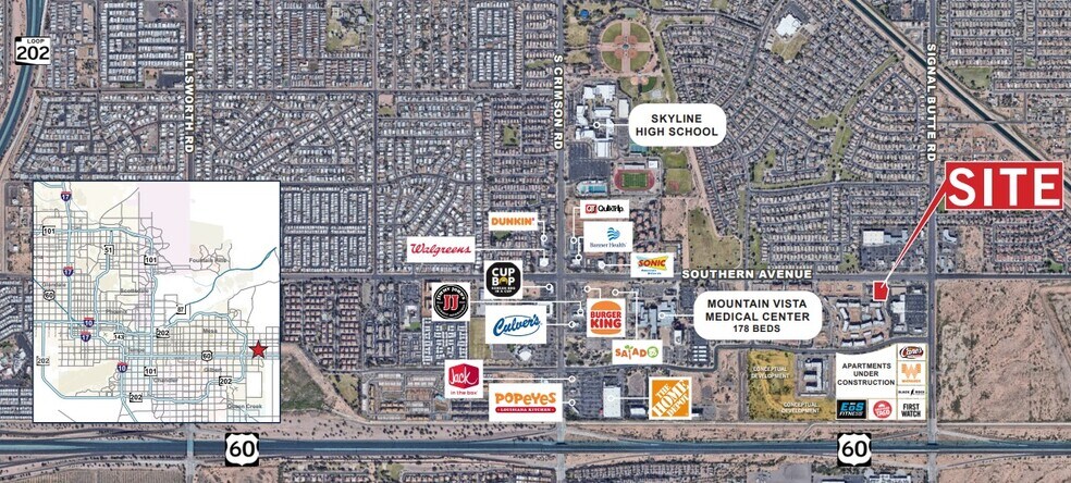 More Photos Of W SWC Southern Ave & Signal Butte, Mesa Land For Sale