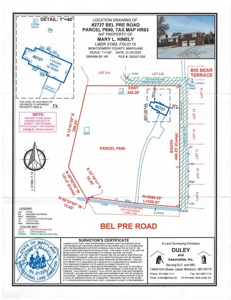 Primary Photo Of 2727 Bel Pre Rd, Silver Spring Land For Sale