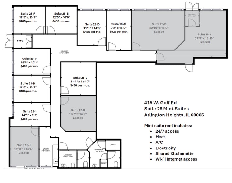 More Photos Of 415 W Golf Rd, Arlington Heights Medical For Lease