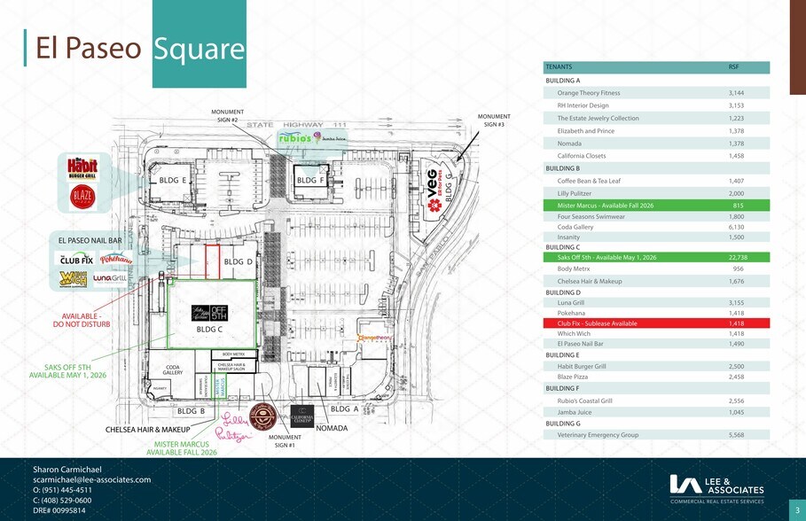 More Photos Of El Paseo @ San Pablo, Palm Desert Unknown For Lease