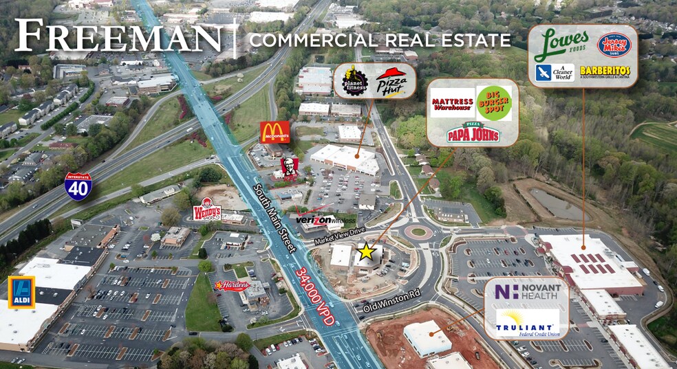 More Photos Of 803-809 S Main St, Kernersville Storefront For Lease