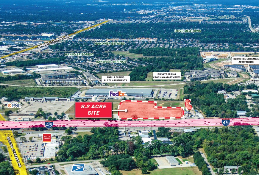 More Photos Of I-45 Frontage Road, Spring Land For Sale