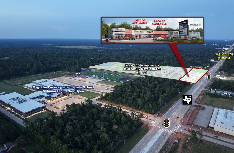 More Photos Of 11510 FM 1488 Rd, Magnolia Storefront For Lease