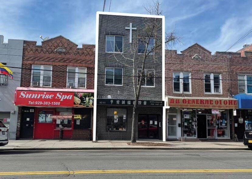 Primary Photo Of 9041 Corona Ave, Elmhurst Storefront Retail Residential For Sale