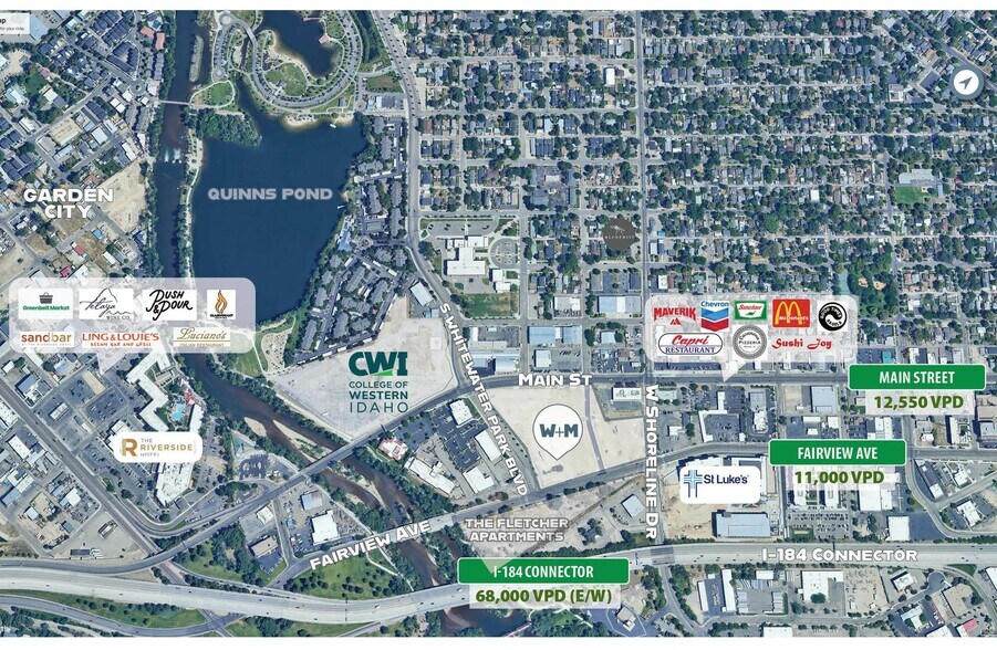 More Photos Of Whitewater Park Blvd @ Main, Boise Unknown For Lease