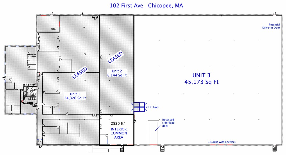 More Photos Of 102 1st Ave, Chicopee Manufacturing For Lease