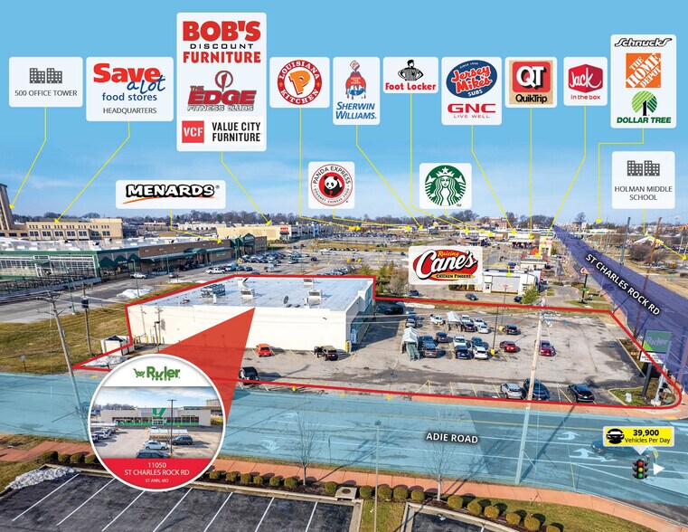 More Photos Of 11050 Saint Charles Rock Rd, Saint Ann Supermarket For Sale