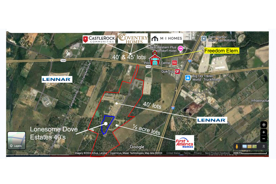 More Photos Of 1234 Blackberry Grove, San Antonio Land For Sale