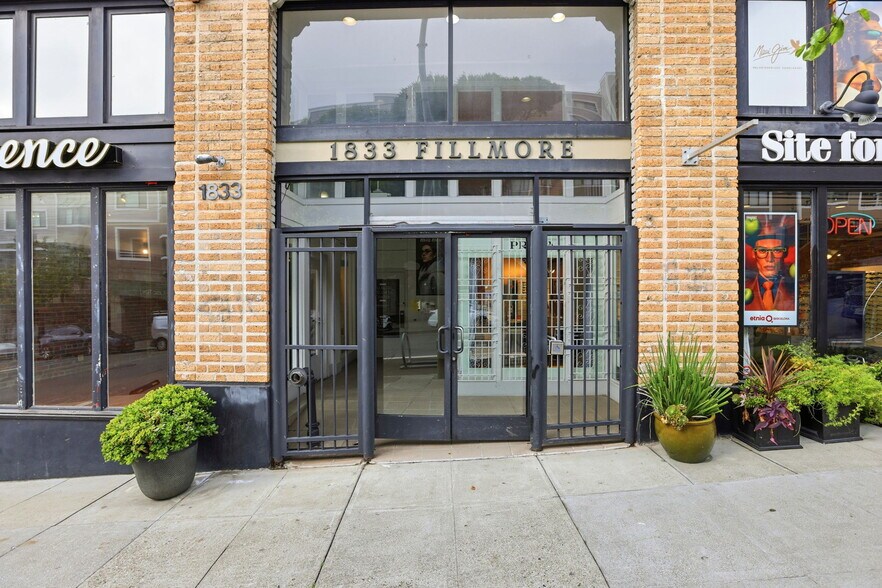 More Photos Of 1833 Fillmore St, San Francisco Storefront Retail Office For Lease