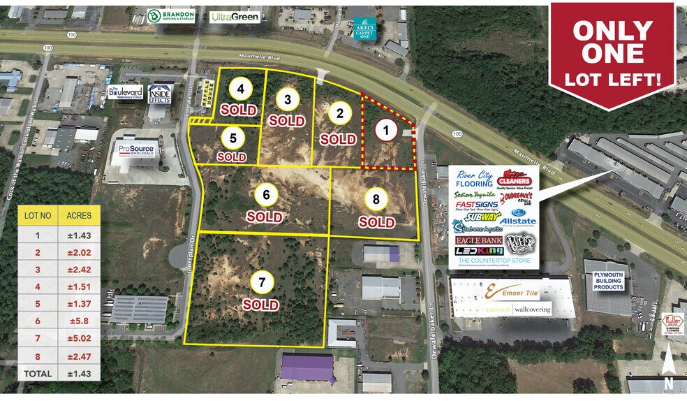 Primary Photo Of Maumelle Blvd, Maumelle Land For Sale