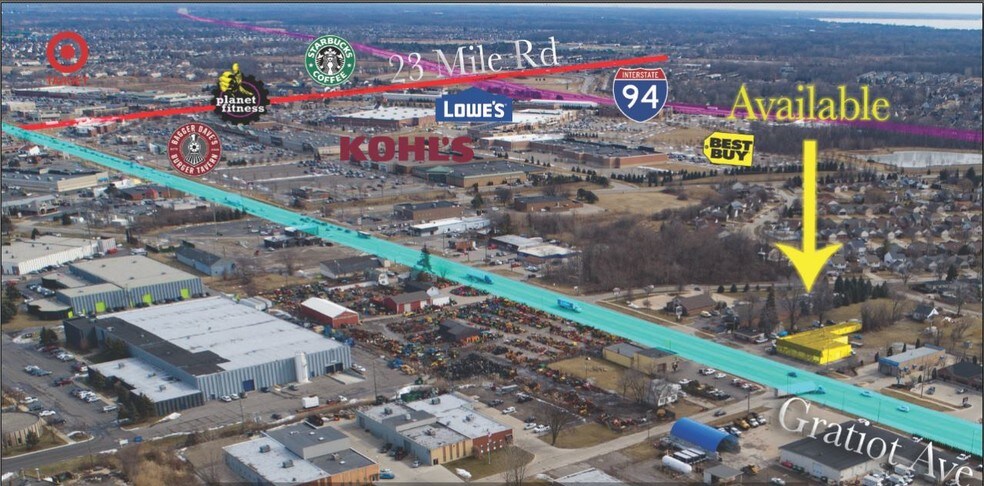 More Photos Of 49904-49908 Gratiot Ave, Chesterfield Storefront For Lease