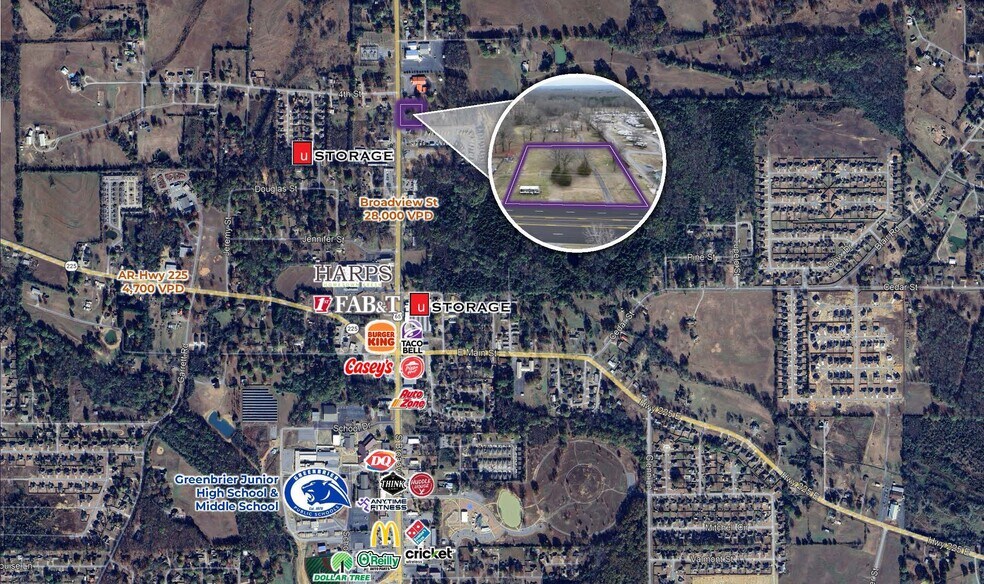 More Photos Of 50 N Broadview St, Greenbrier Land For Sale