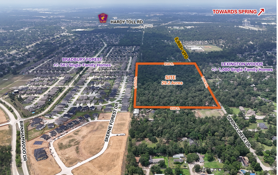 More Photos Of 3330 Spring Creek Dr, Spring Land For Sale