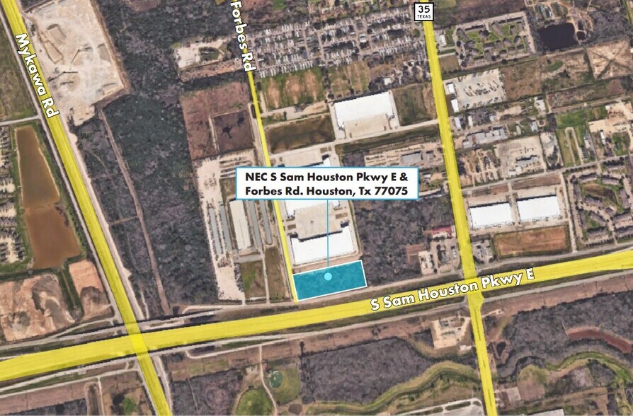 Primary Photo Of NEC S Sam Houston E Pkwy & Forbes Rd, Houston Land For Sale