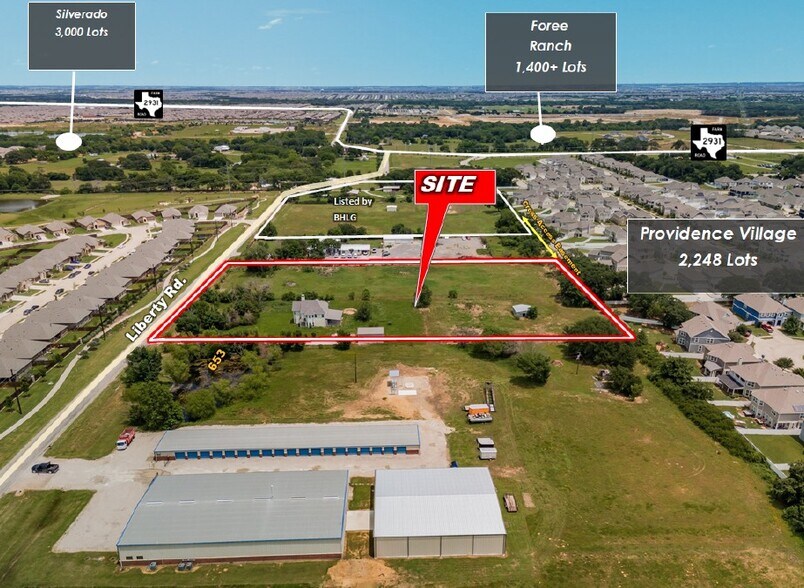 More Photos Of 9988 Liberty Road, Aubrey Land For Sale