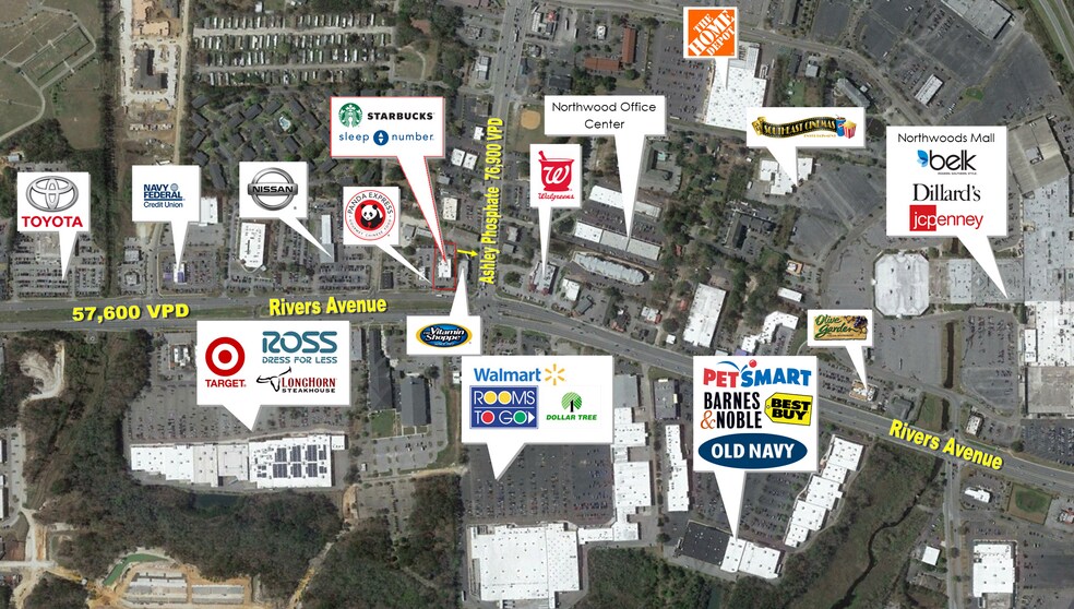 More Photos Of 7381 Rivers Ave, North Charleston Storefront For Sale