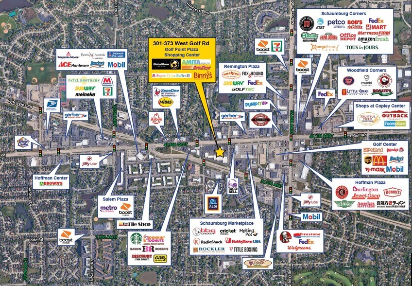 More Photos Of 301-373 W Golf Rd, Schaumburg Unknown For Lease