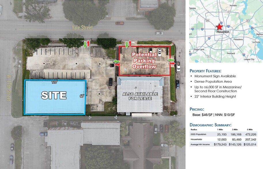 More Photos Of 1710-1712 Yale St, Houston Storefront For Lease