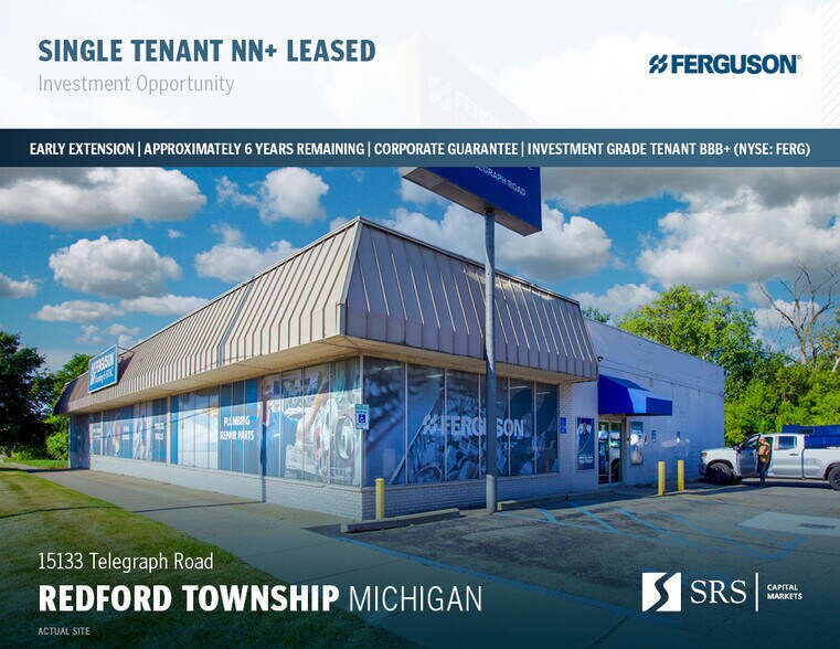 Primary Photo Of 15133 Telegraph Rd, Redford Township Showroom For Sale