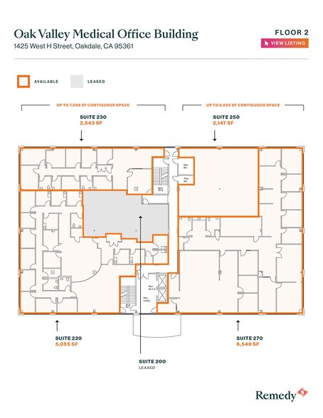 More Photos Of 1425 W H St, Oakdale Medical For Lease