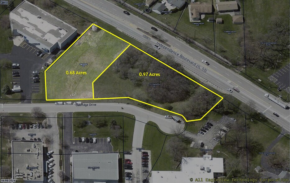 Primary Photo Of 733 Oakridge Drive, Romeoville Land For Sale