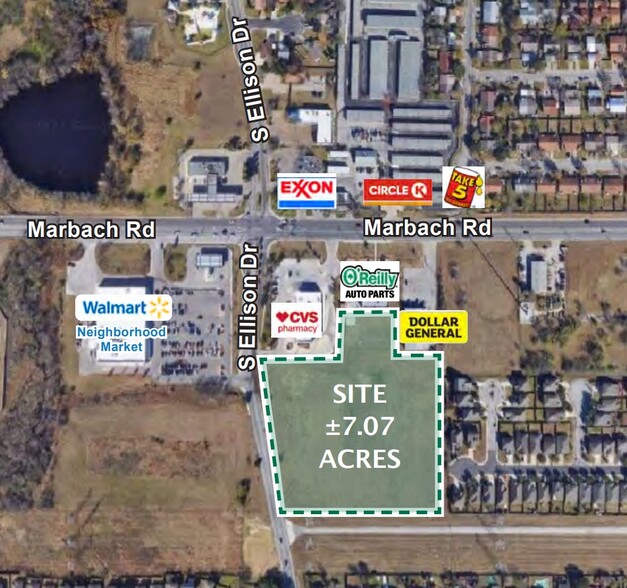 Primary Photo Of Marbach Rd @ Ellison, San Antonio Land For Sale