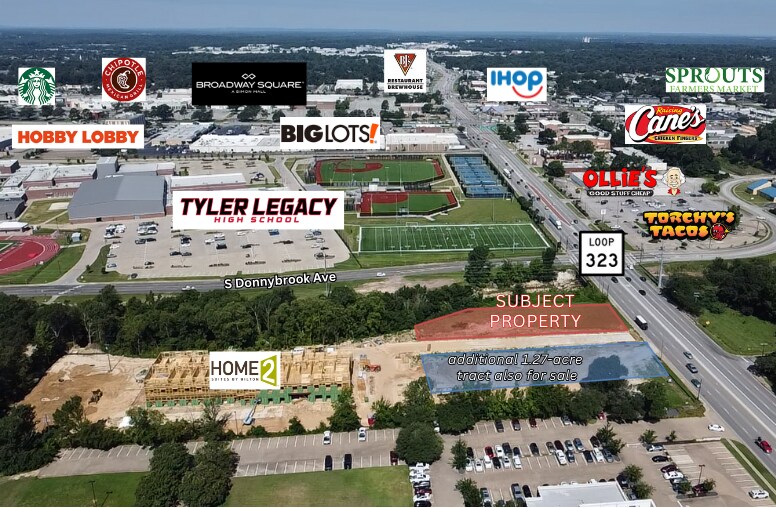 More Photos Of 601-641 E Southeast Loop, Tyler Land For Sale