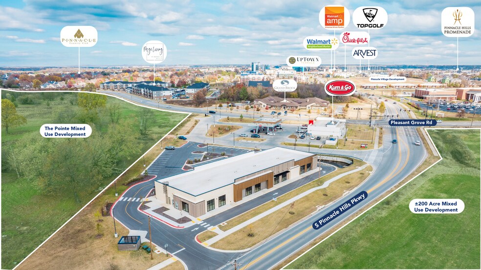 More Photos Of 5400 S Pinnacle Hills Pky, Rogers Storefront For Lease