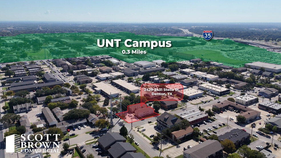 Primary Photo Of 2431 Stella St, Denton Apartments For Sale