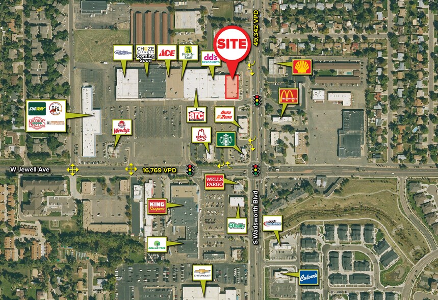 More Photos Of 7665 W Jewell Ave, Lakewood General Retail For Lease