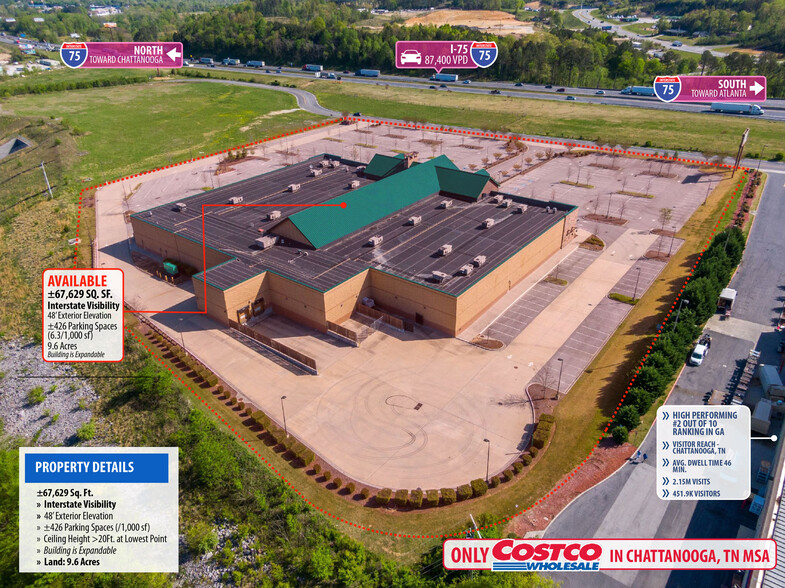 More Photos Of 350 Cobb Pky, Ringgold Freestanding For Lease