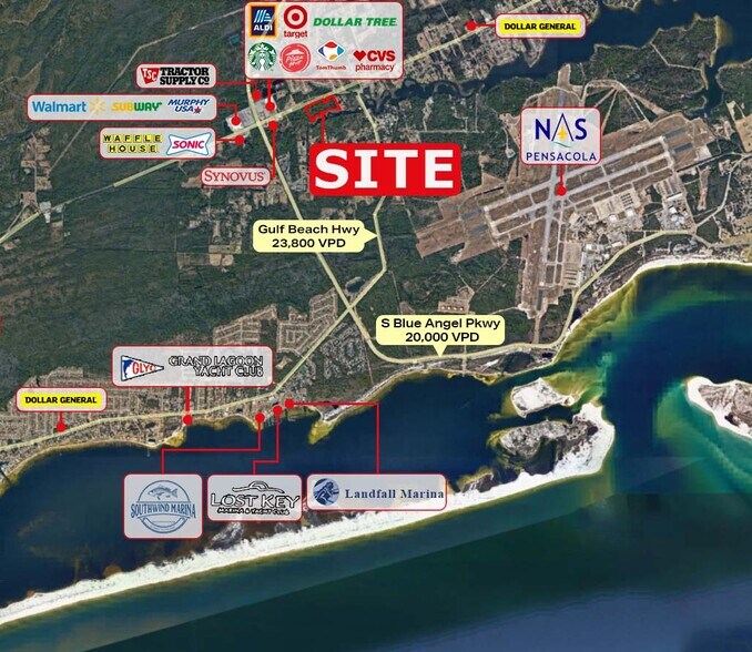 More Photos Of 9910 Sorrento Rd, Pensacola Land For Sale