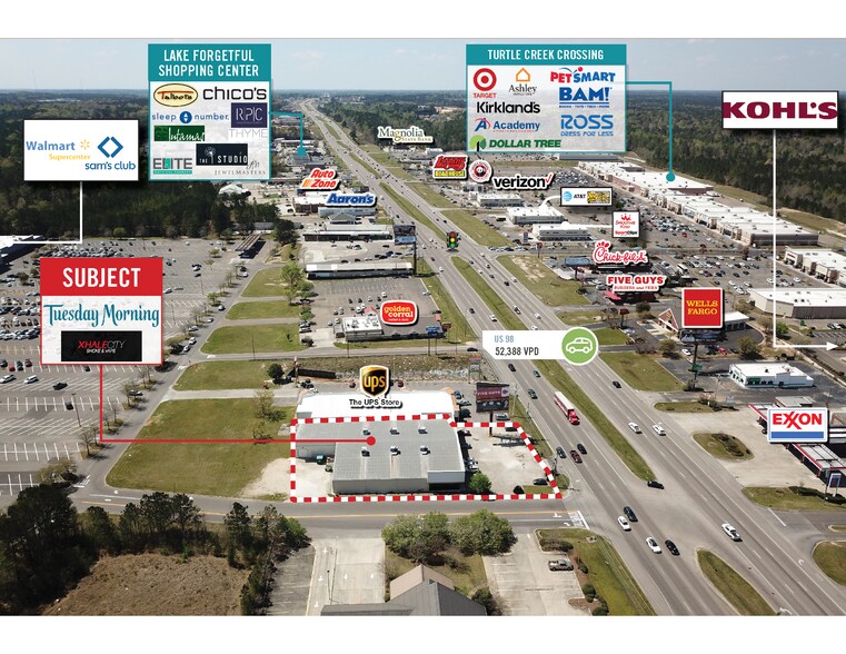More Photos Of 6062 Hwy 98 W, Hattiesburg Freestanding For Lease
