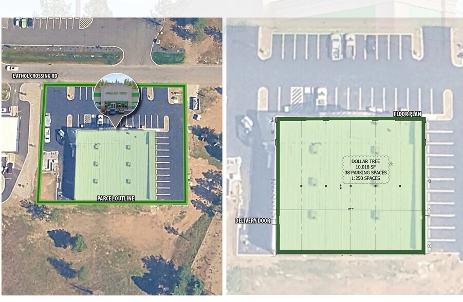 More Photos Of 7052 E Athol Crossing Rd, Athol Freestanding For Sale