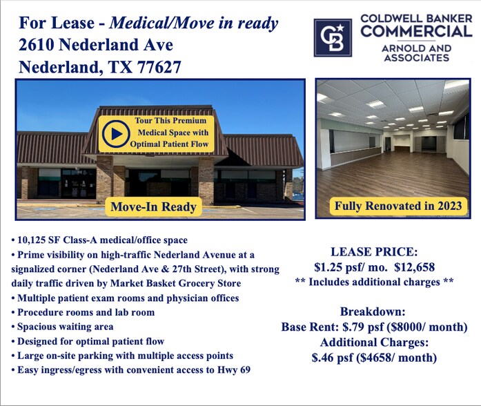 Primary Photo Of 2610 Nederland Ave, Nederland Medical For Lease
