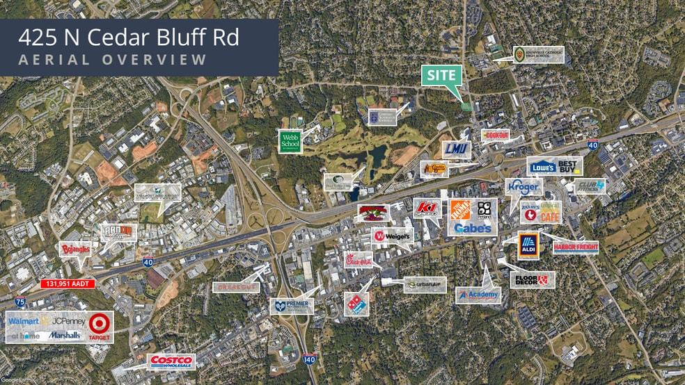 More Photos Of 425 N Cedar Bluff Rd, Knoxville Land For Sale