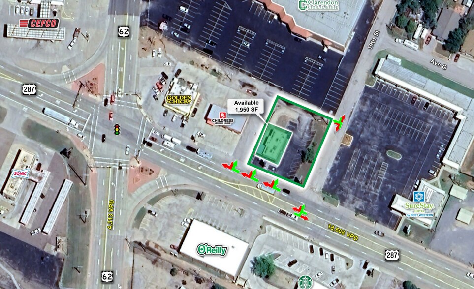 More Photos Of 1902 Avenue F NW, Childress Storefront For Lease