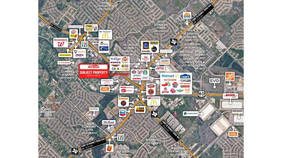 More Photos Of 560 US 80 hwy, Forney General Retail For Sale