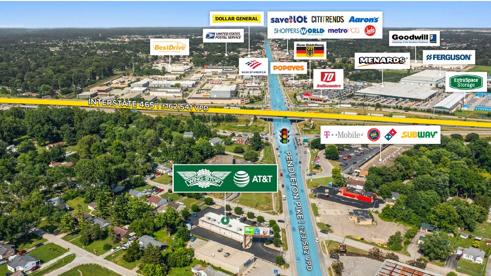 More Photos Of 7326-7336 Pendleton Pike, Indianapolis General Retail For Sale