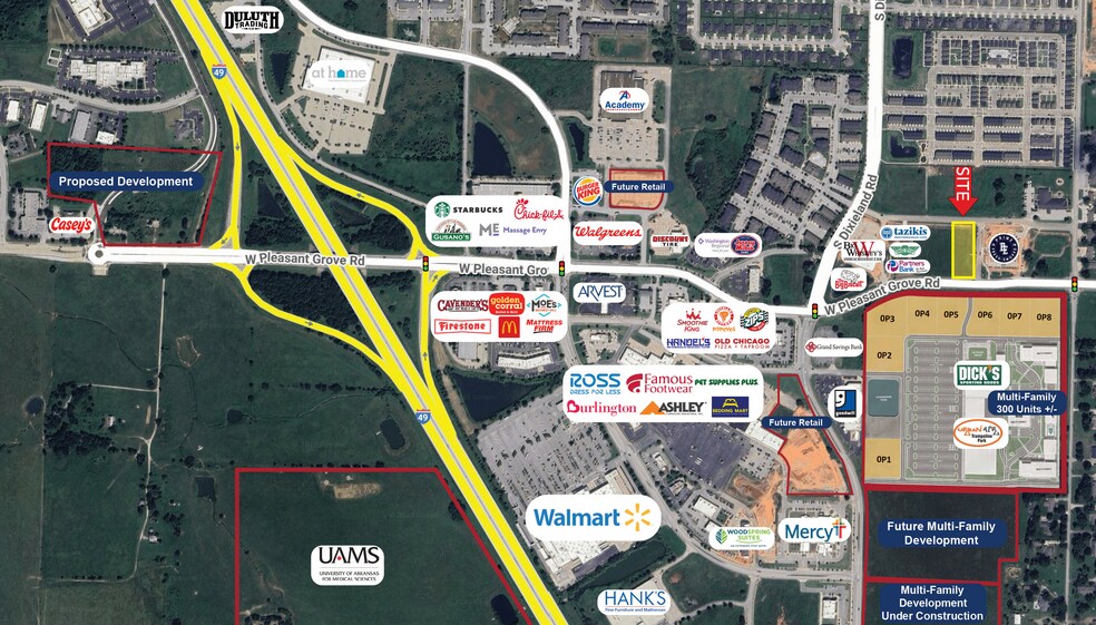 More Photos Of 1739 Pleasant Grove rd, Rogers Storefront For Lease