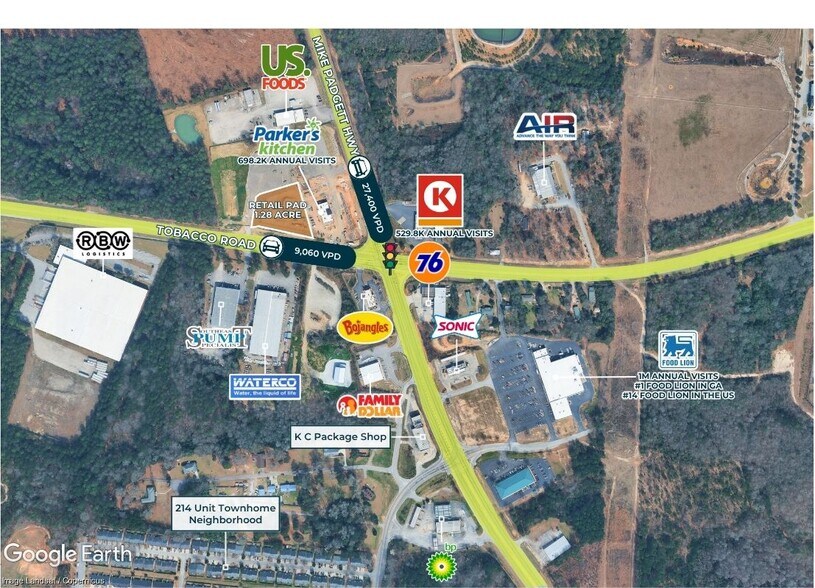 More Photos Of 3661 Mike Padgett Hwy, Augusta Land For Lease